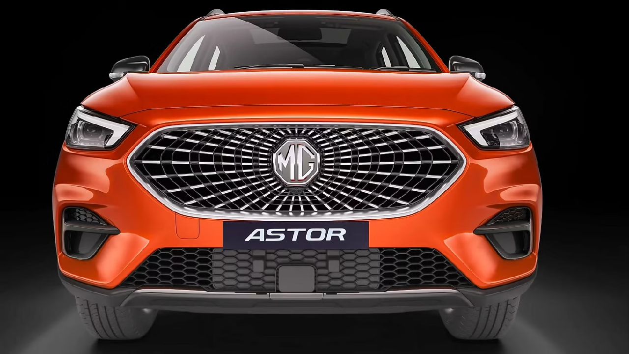 MG Astor Full Front Grill Headlamp Details Static