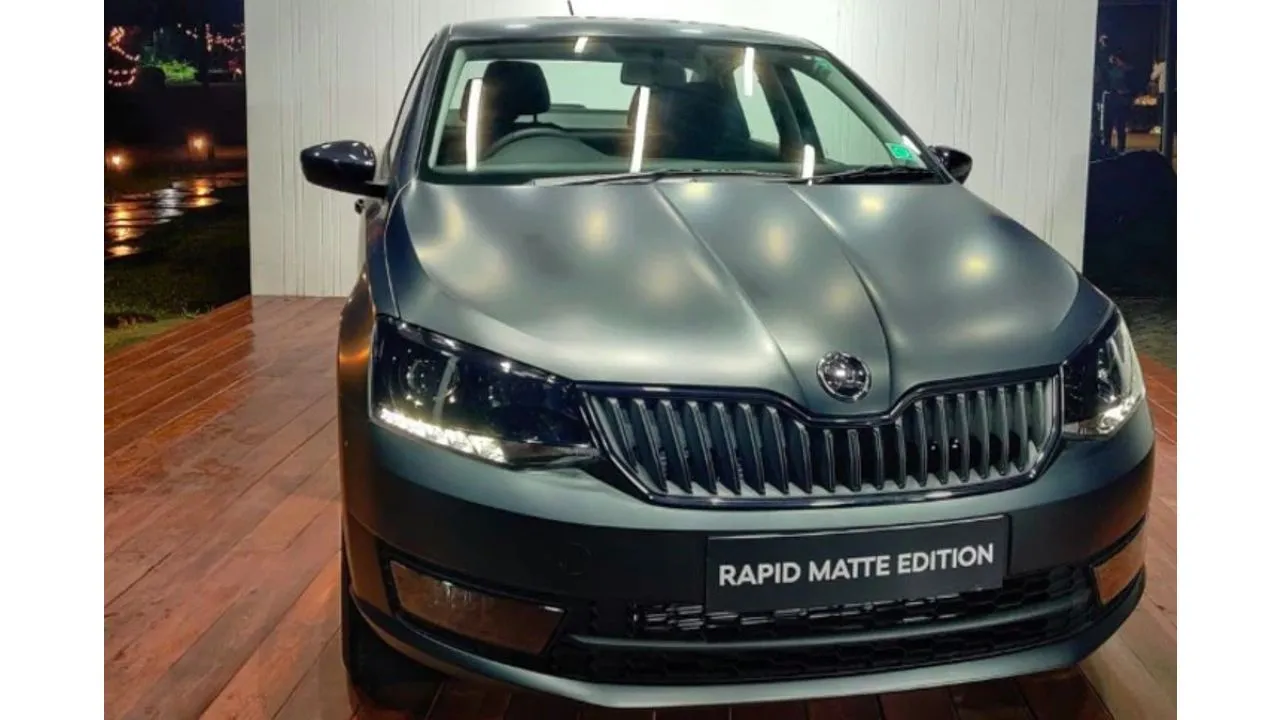 Skoda Rapid Matte Edition Front Shot Static