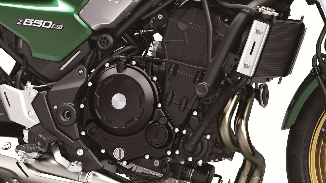 2021 Kawasaki Z650 RS 649cc Parallel Twin Engine Details