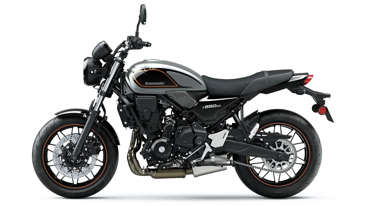 2021 Kawasaki Z650 RS Side Profile Grey Side Profile