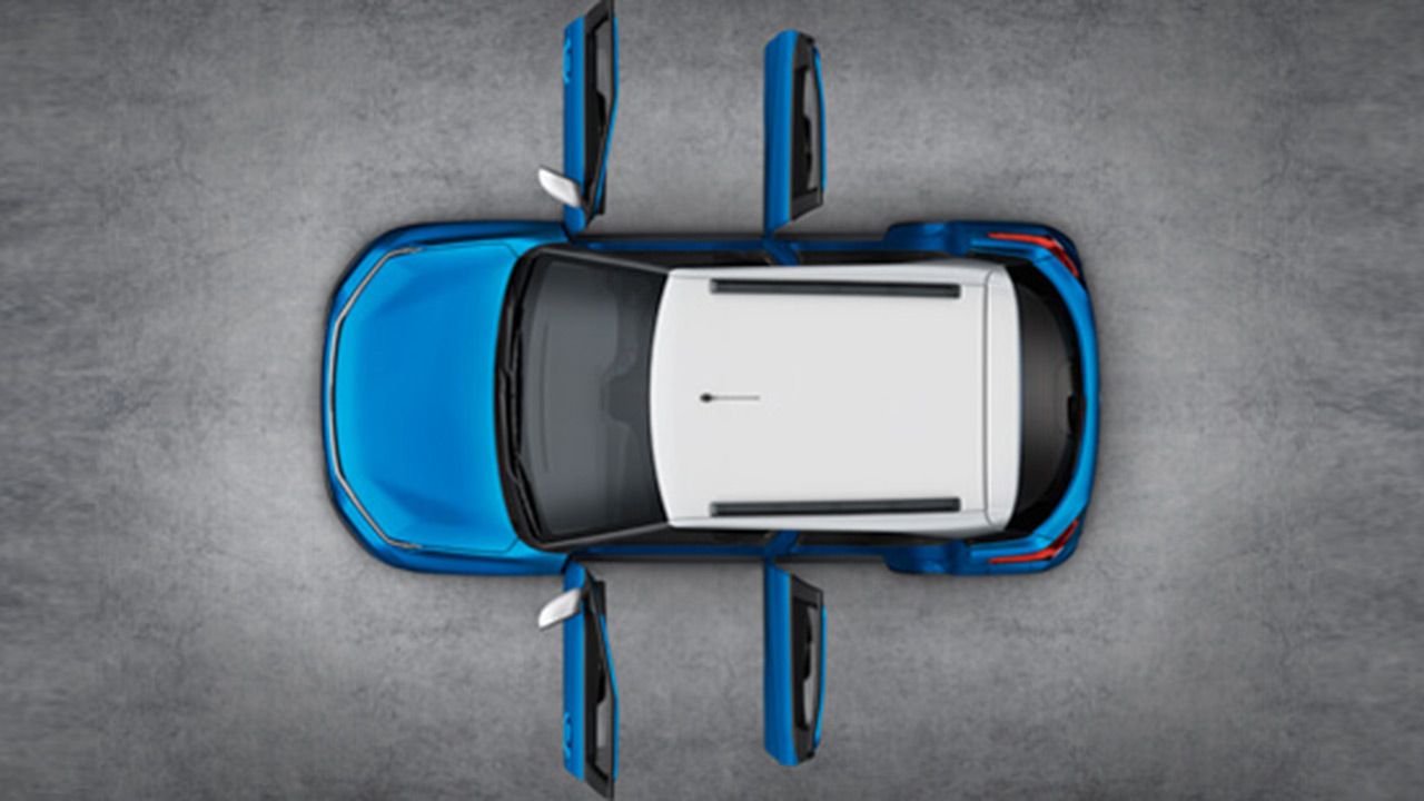 90 degree opening doors