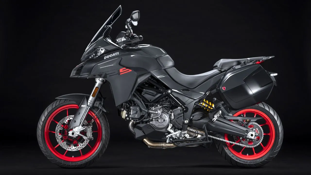 Ducati Multistrada V2 Studio Shot Side Static Grey