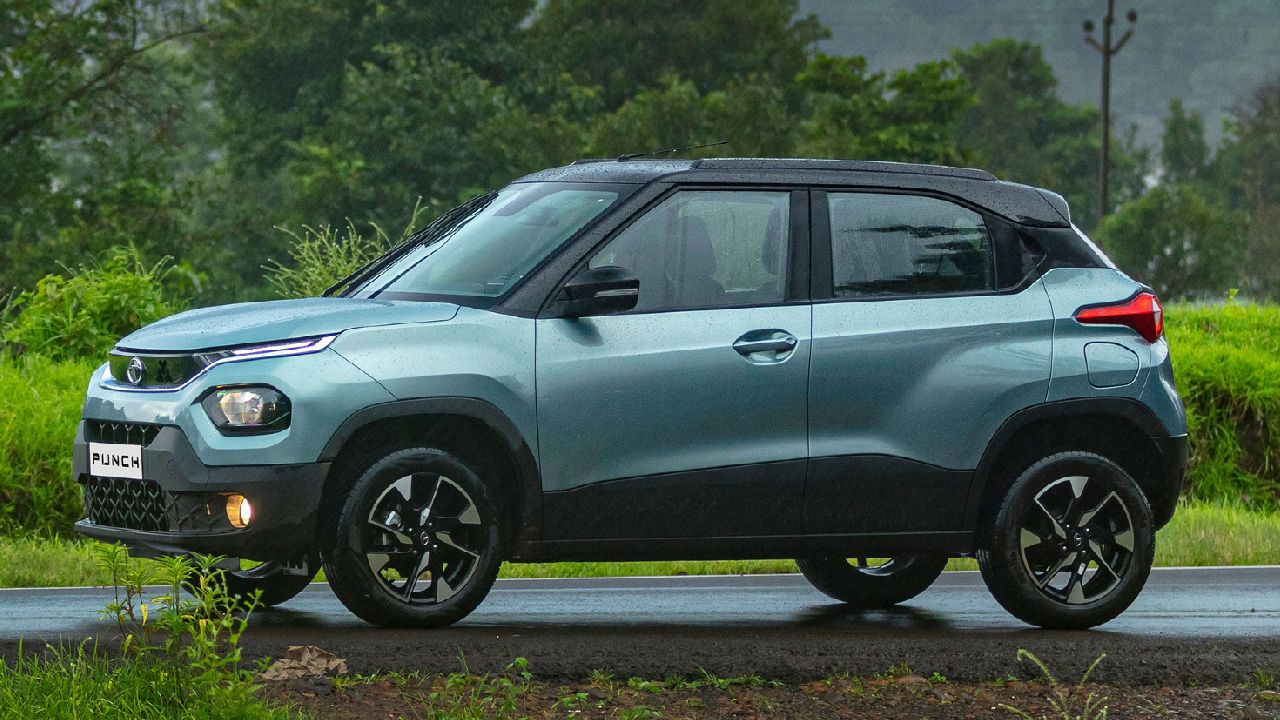 Tata Punch Left Side Profile Static