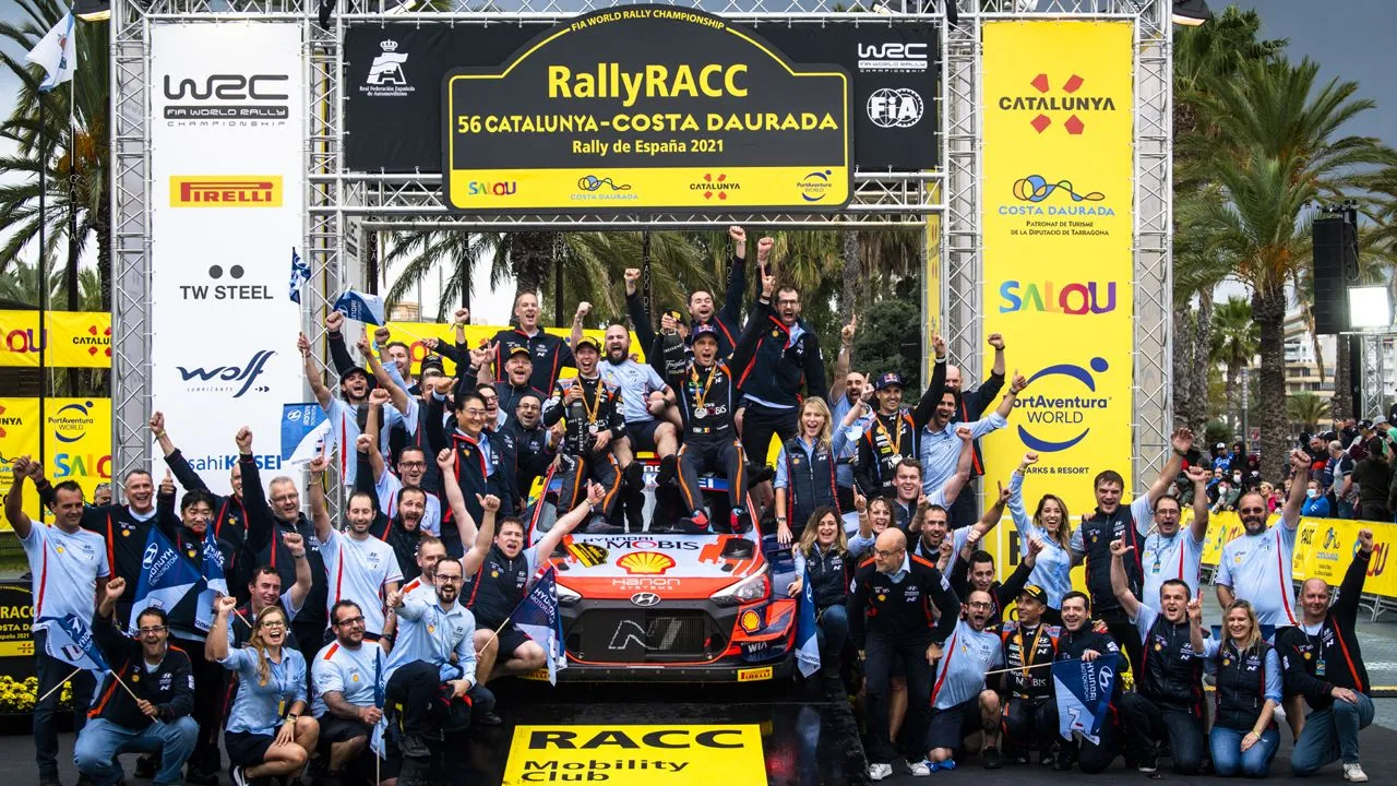 WRC 2021 Rally Spain Team Hyundai