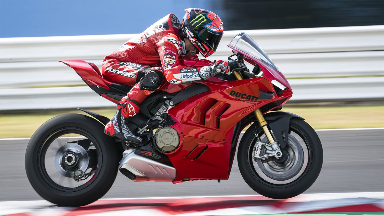 2022 Ducati Panigale V4 S Track Shot