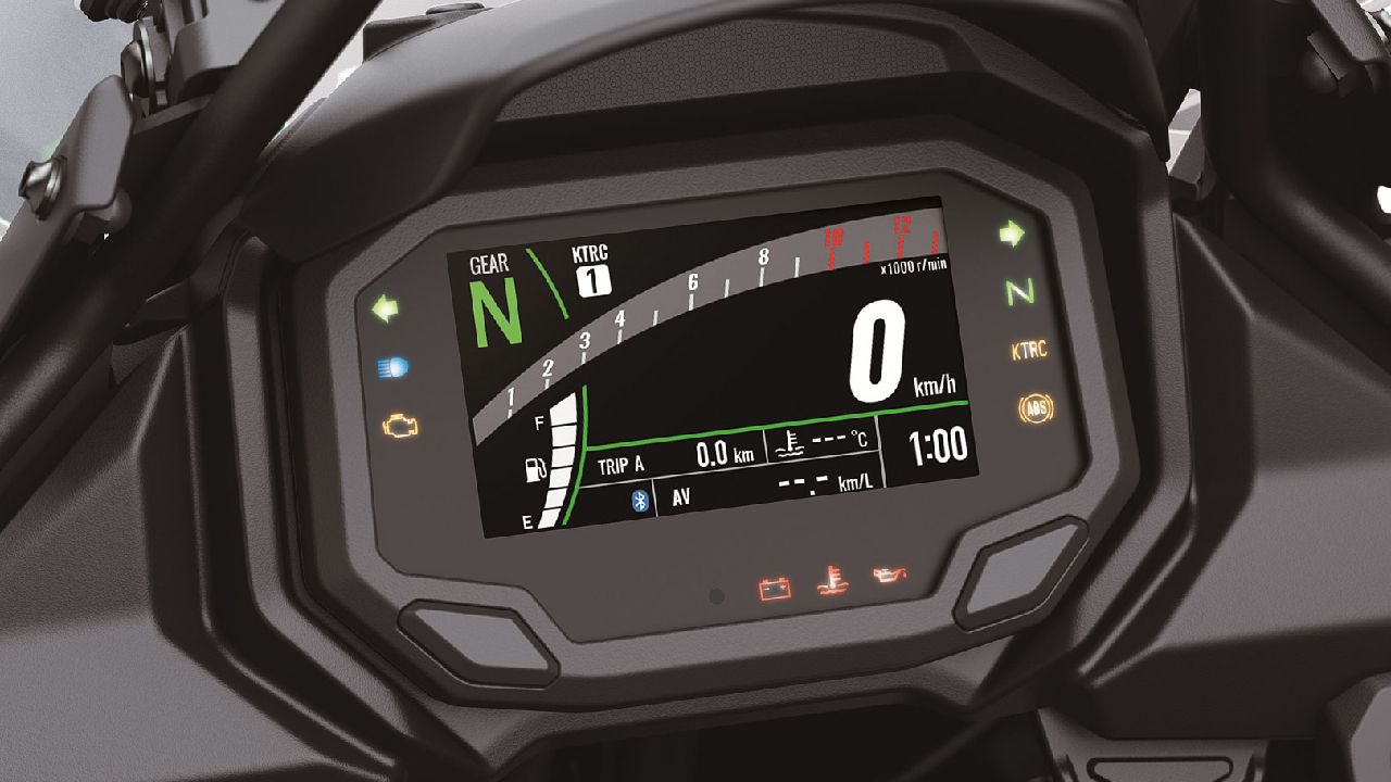 2022 Kawasaki Versys 650 All Digital Instrument Cluster