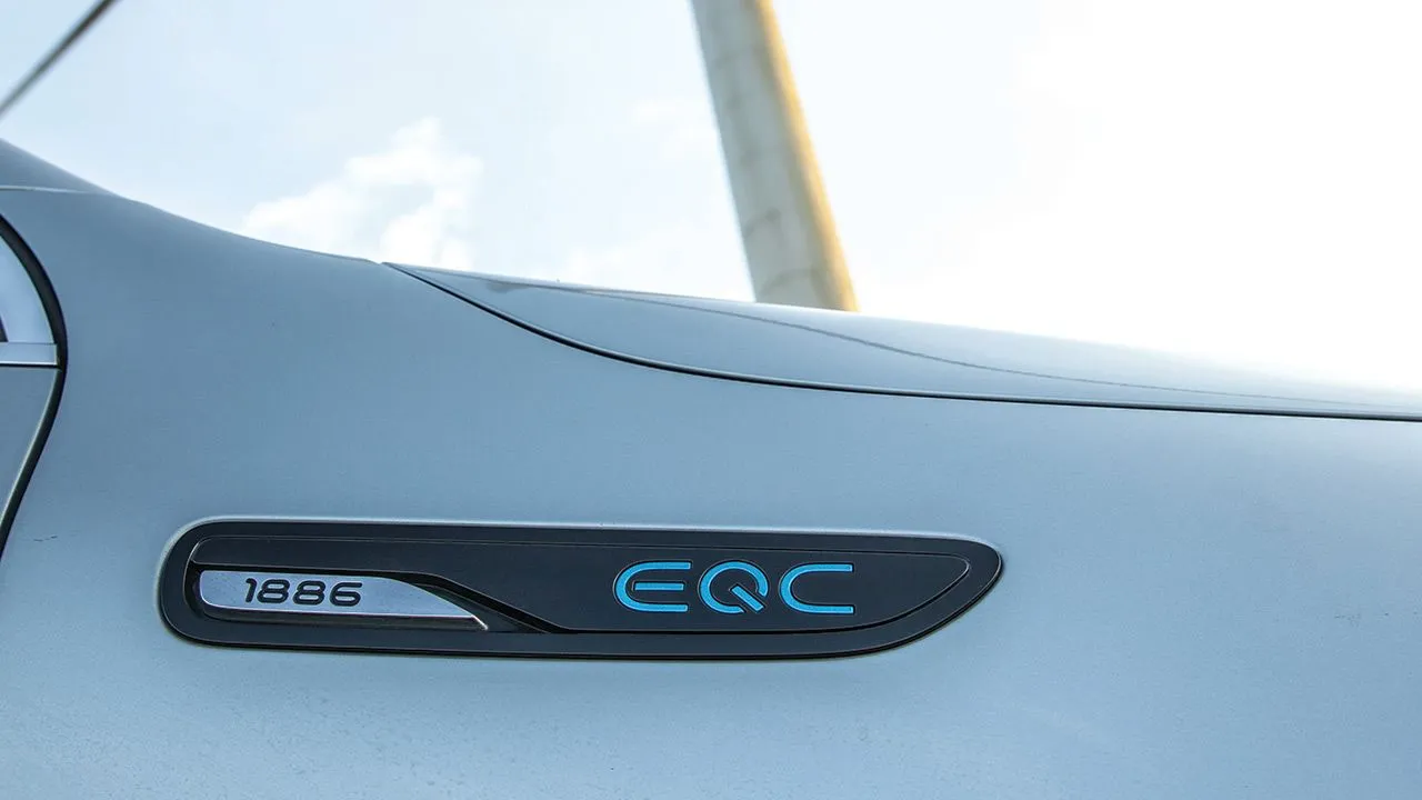 Mercedes Benz EQC Fender Badge jpg