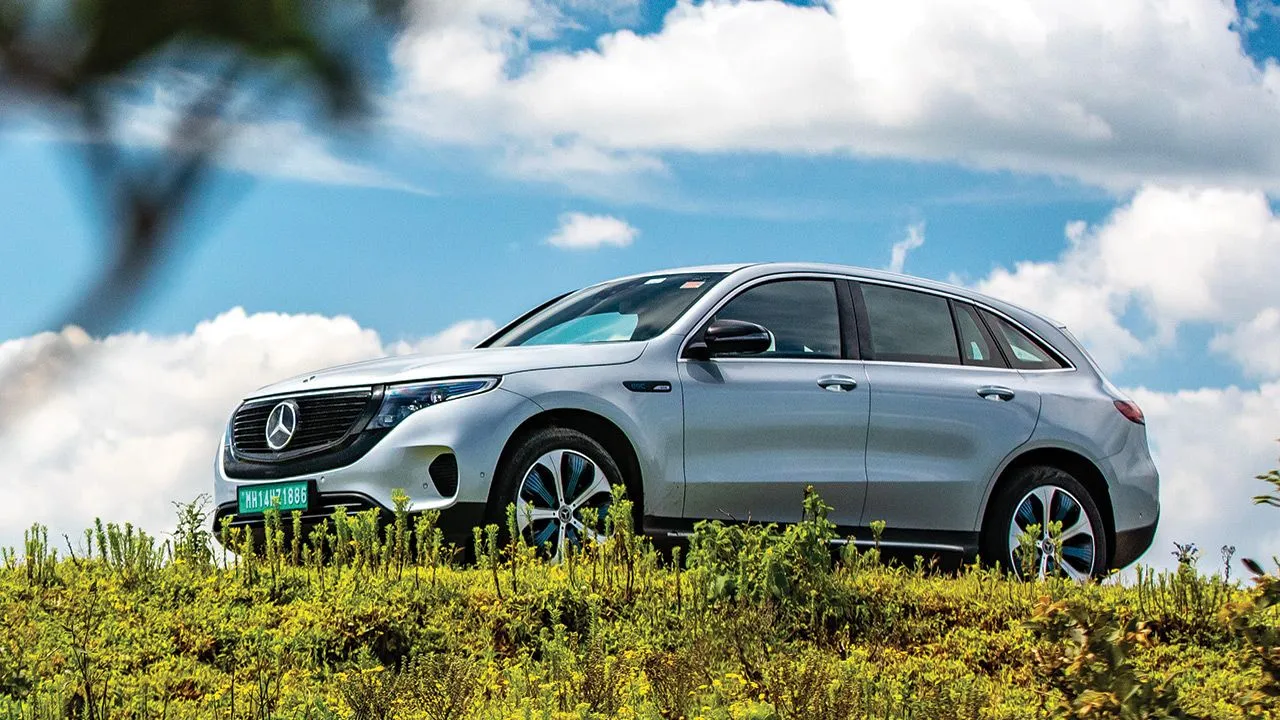Mercedes Benz EQC Road Trip Side View Static