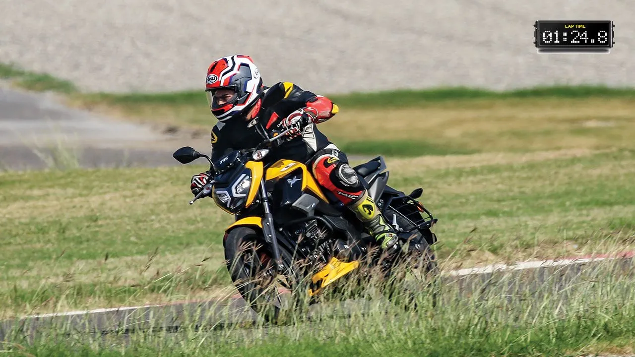 TVS Raider Track Test TVS Raider Track Test