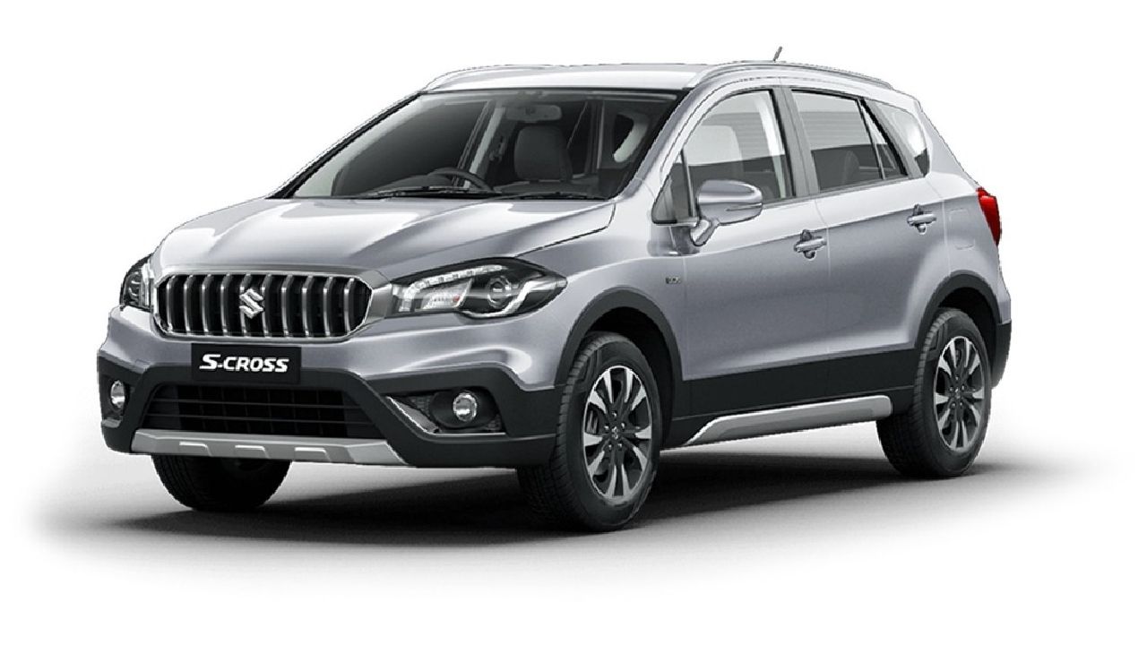 Maruti Suzuki S Cross Left Side and Front View