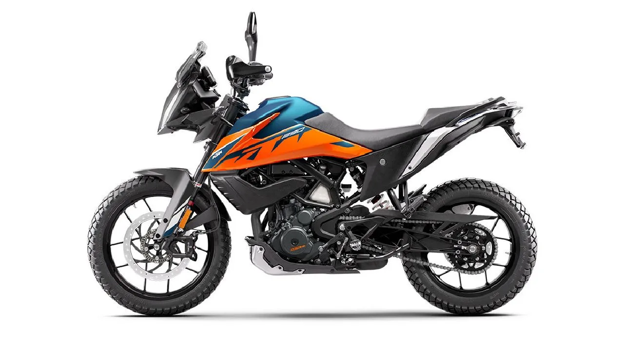 2022 KTM 390 Adventure Side Profile Static 2022 KTM 390 Adventure Side Profile Static