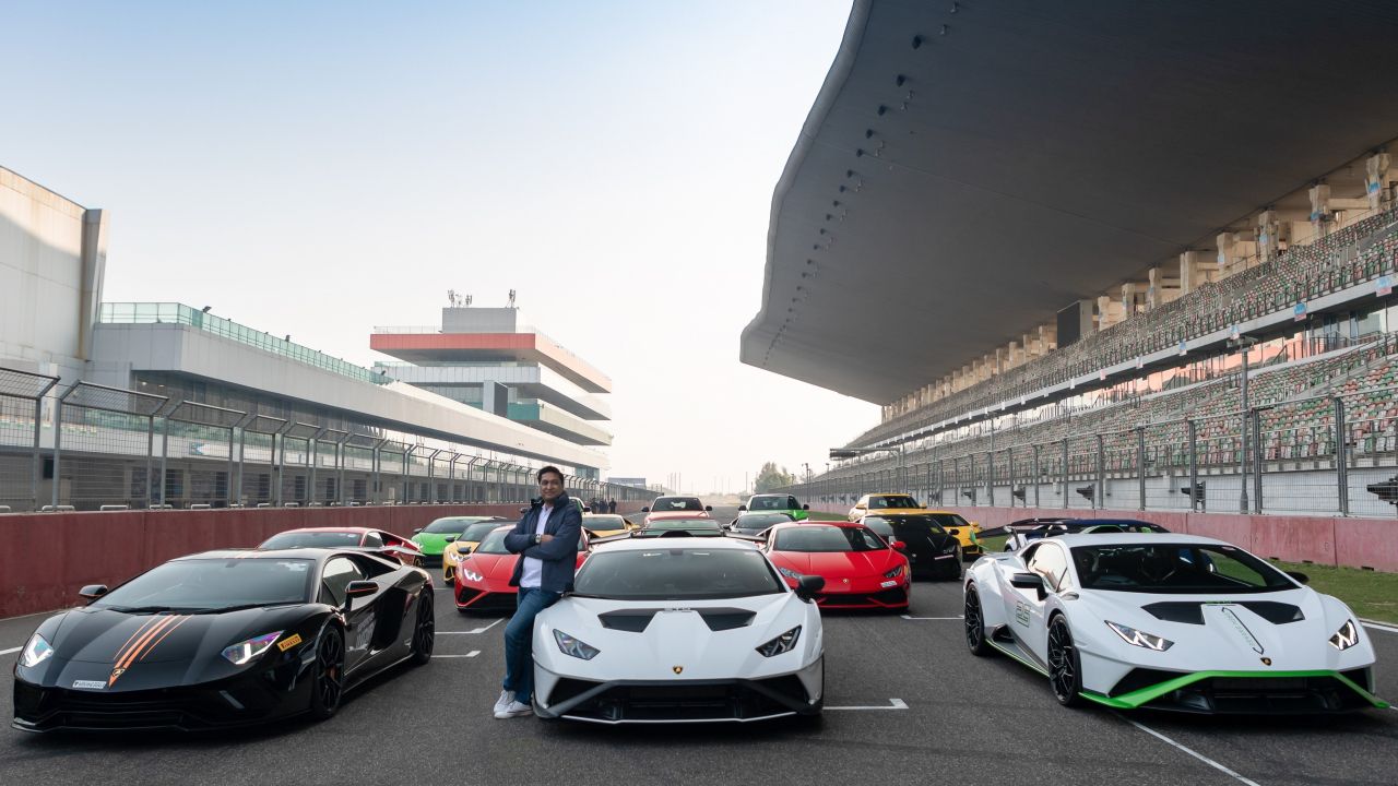 Sharad Agarwal Head Lamborghini India At The Lamborghini Hurac N STO Dynamic Launch In India Sharad Agarwal Head Lamborghini India At The Lamborghini Hurac N STO Dynamic Launch In India