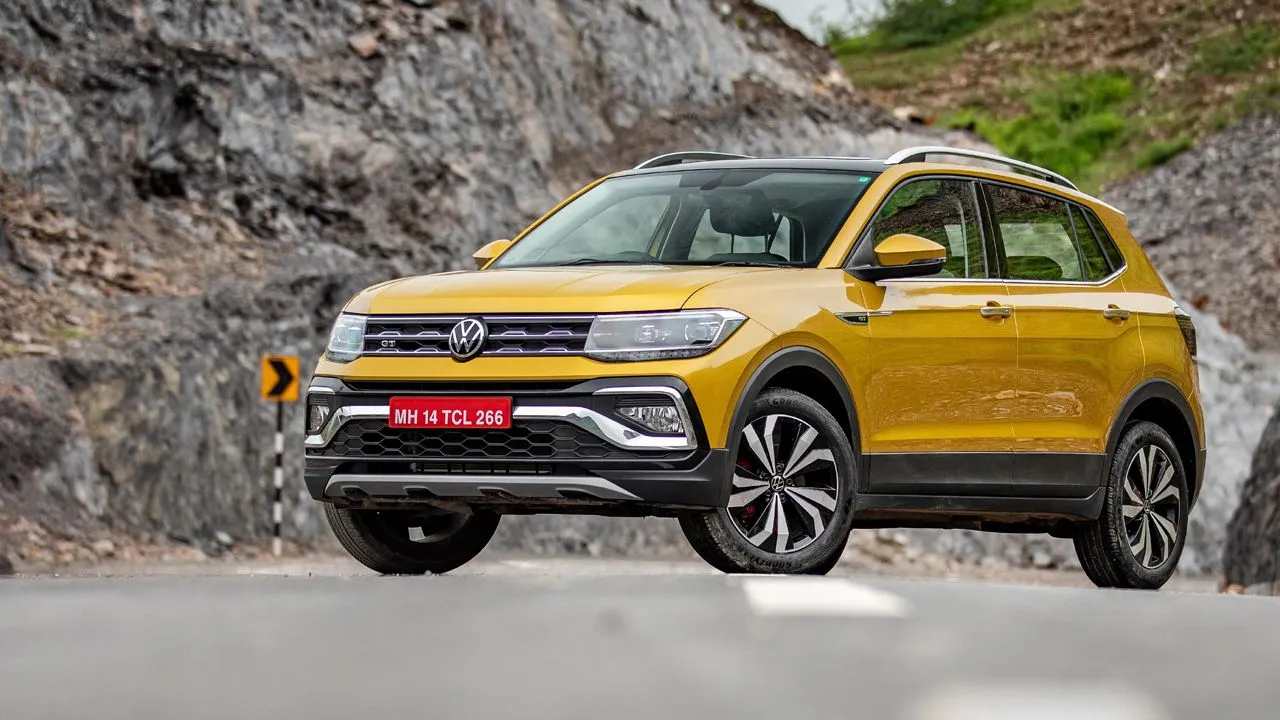 Volkswagen Taigun Yellow Static Shot