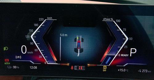 BMW iX Digital Instrument Cluster