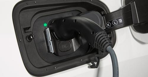 BMW iX charging socket