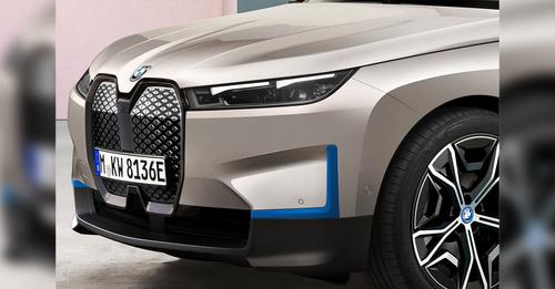 BMW iX front left quarter chrome bodypaint