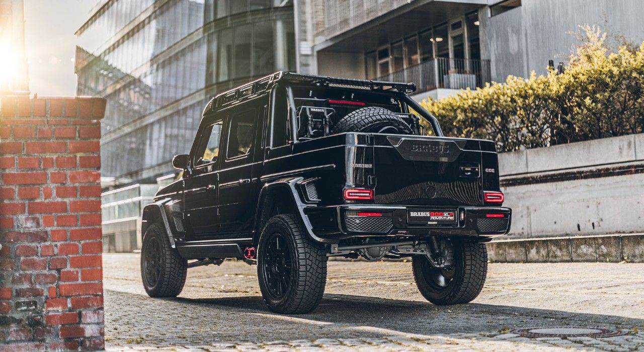 Brabus 800 XLP Superblack Rear Three Quart Static
