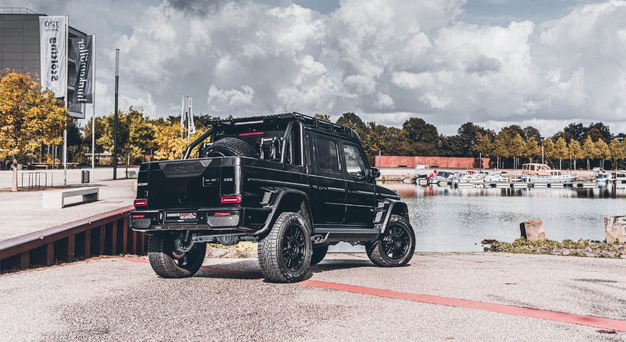 Brabus 800 XLP Superblack Rear Three Quarters