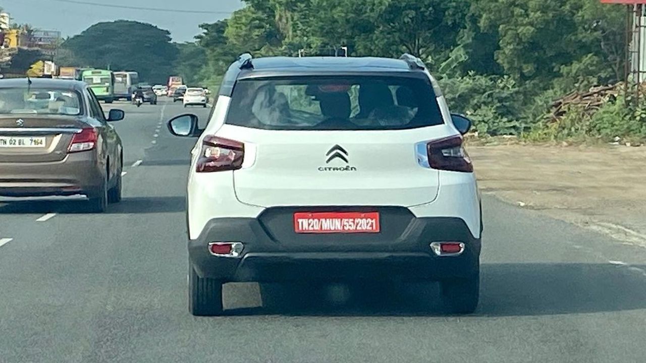 Citroen C3 Spy Shot Rear