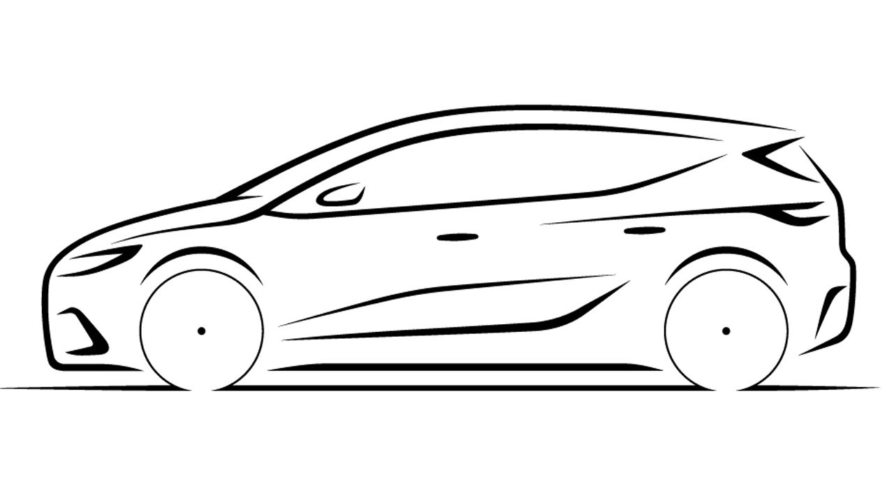 Generic Hatchback Silhouette