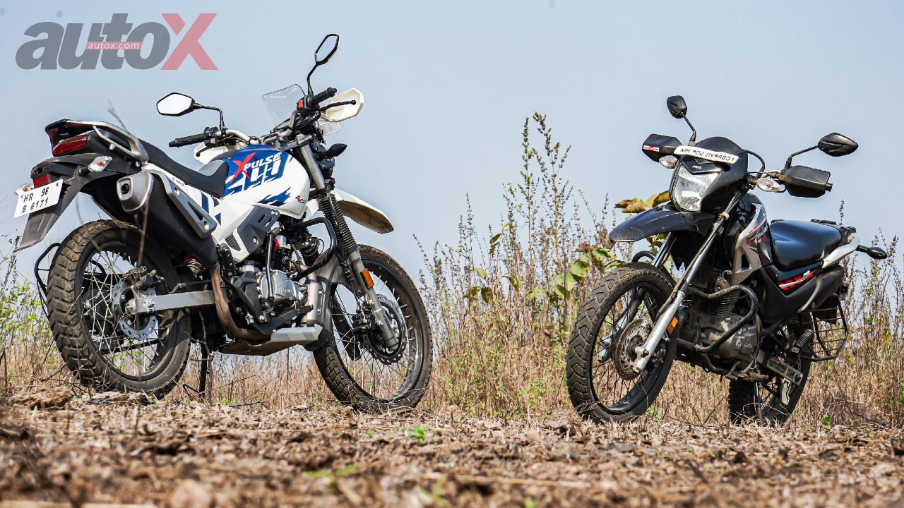 Hero Xpulse 200 4V And Hero Impulse Three Quarter Static