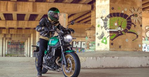 Kawasaki Z650RS front left profile