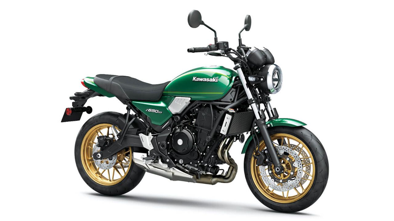 Kawasaki Z650RS green bodypaint