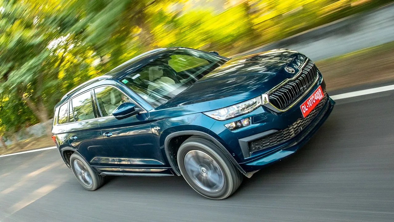 2022 Skoda Kodiaq Front Quarter Motion 2022 Skoda Kodiaq Front Quarter Motion