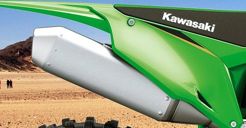 Kawasaki KX450 Exhaust View