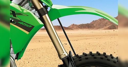 Kawasaki KX450 Front Suspension View