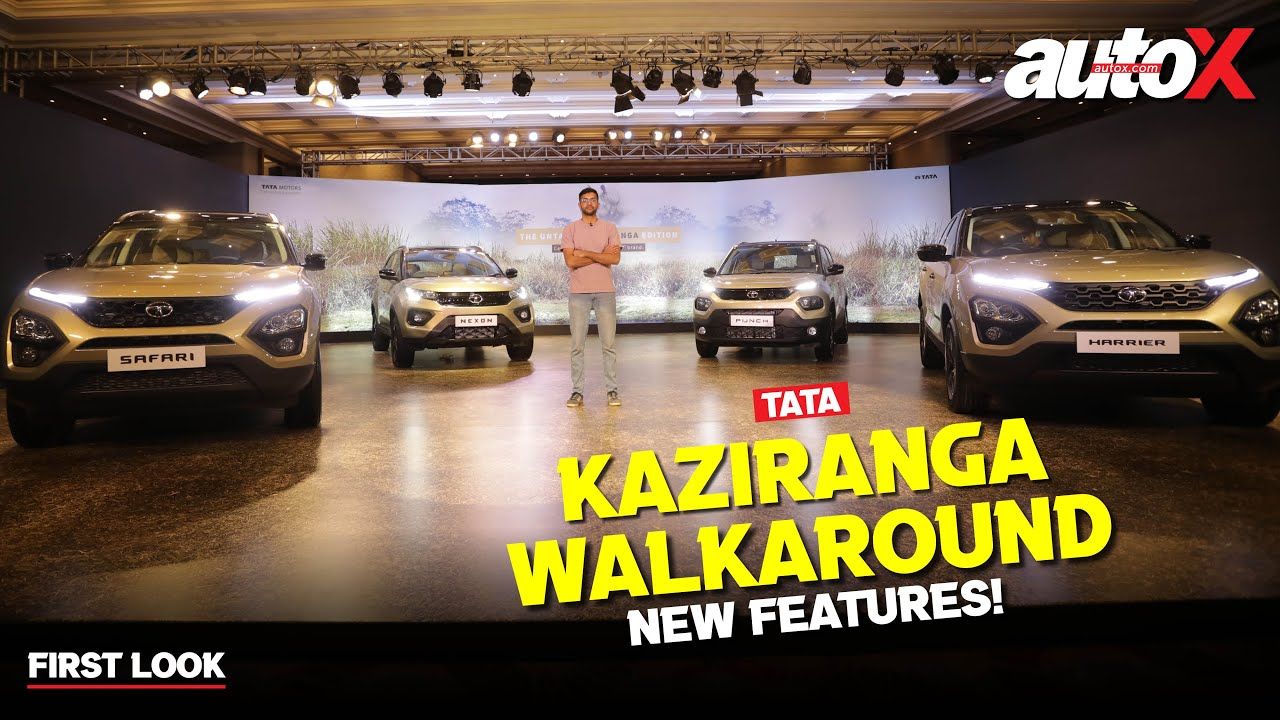 Tata Kaziranga Edition SUVs Nexon And Harrier Get Ventilated Seats Walkaround Review AutoX
