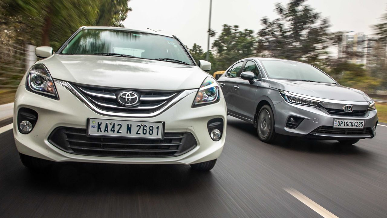 Toyota Glanza And Honda City