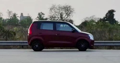 Wagon R Spied While Filming TVC