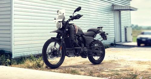 Yezdi Adventure Left Front Three Quarter View