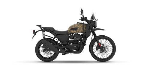 Yezdi Adventure Right Side View Ranger Camo