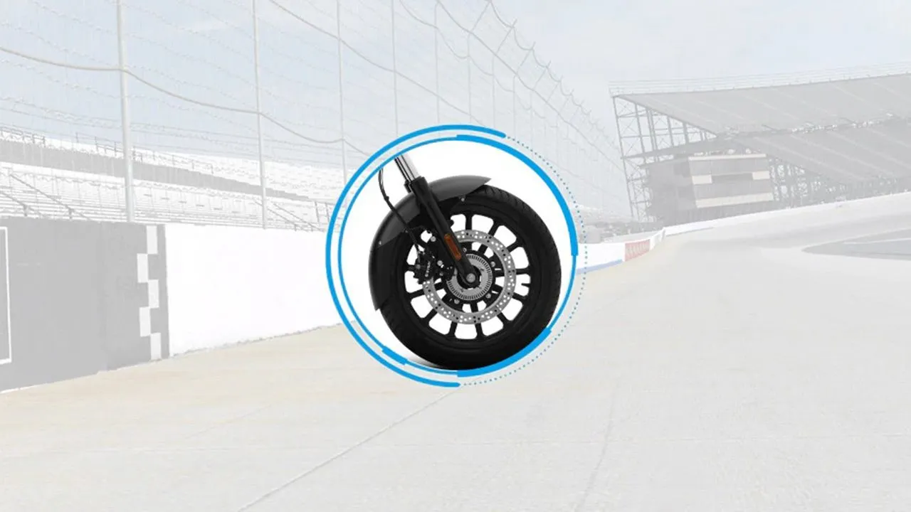 Yezdi Roadster Front Brake View