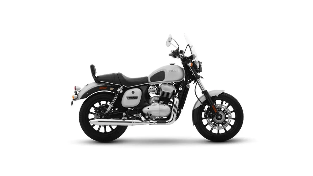 Yezdi Roadster Right Side view Chrome Sin Silver