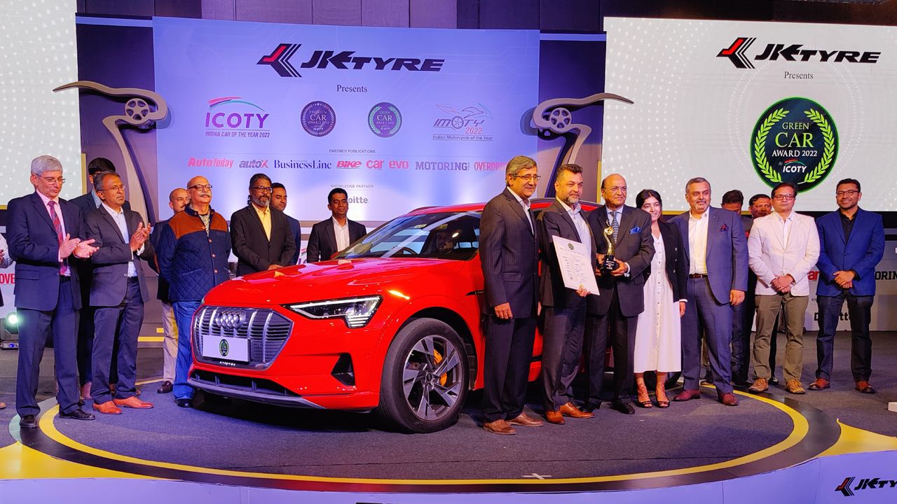 Audi E Tron Wins Green Car Award 2022 By ICOTY