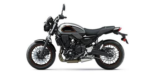 Kawasaki Z650RS Left Side View Metallic Moondust Gray