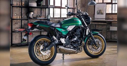 Kawasaki Z650RS Rear Right Three Quarter