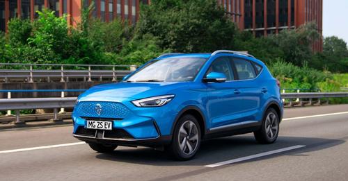 MG ZS EV Facelift Front