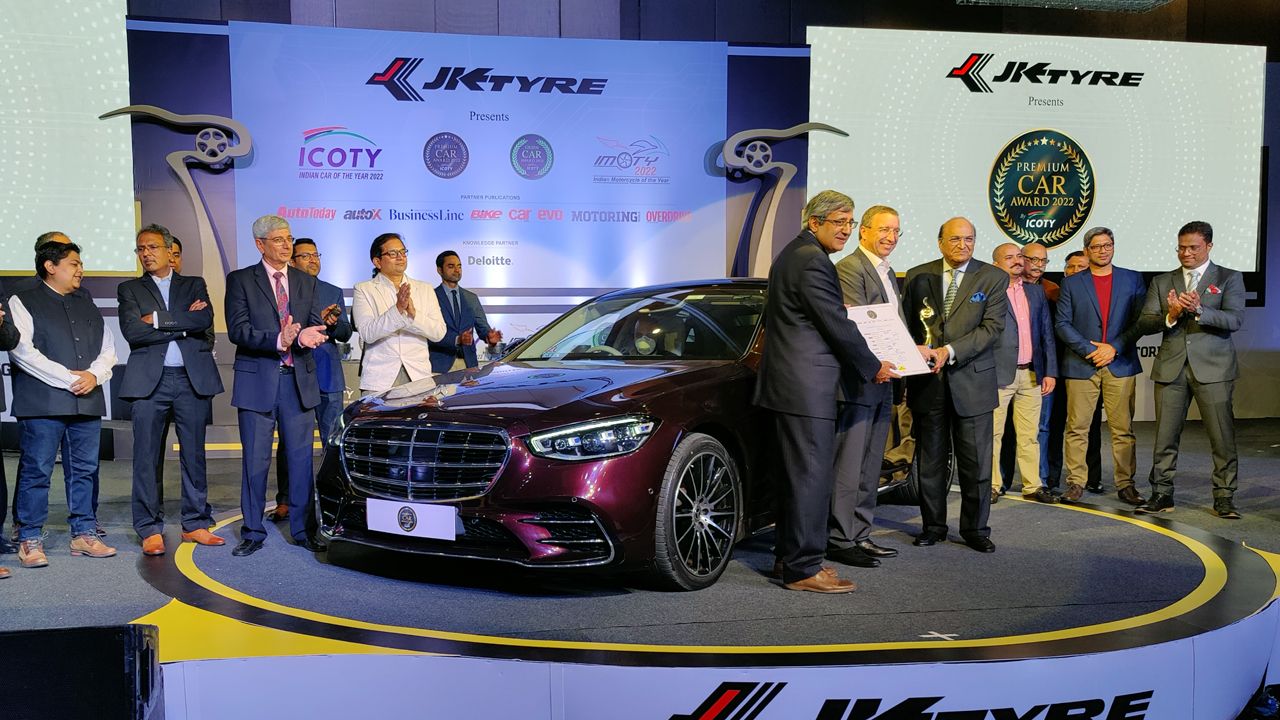 Mercedes Benz S Class Wins Premium Car Award 2022 By ICOTY