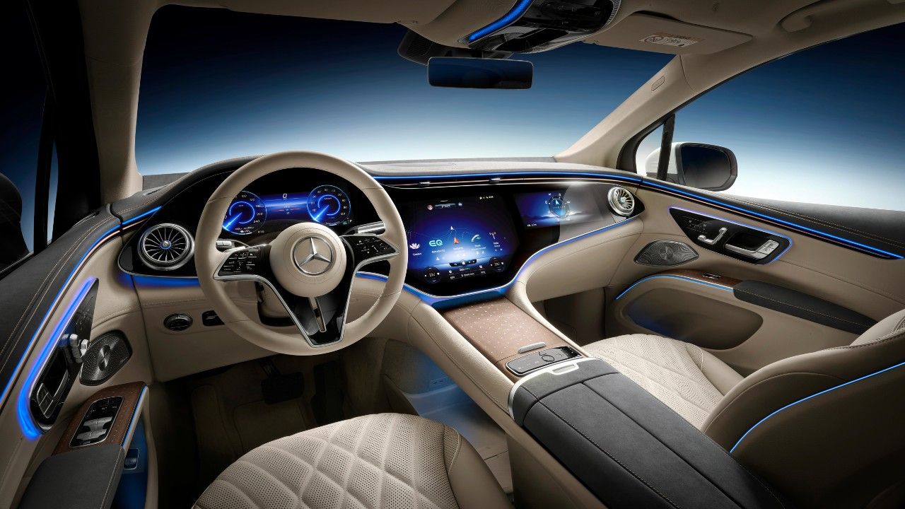 Mercedes EQS SUV Dashboard