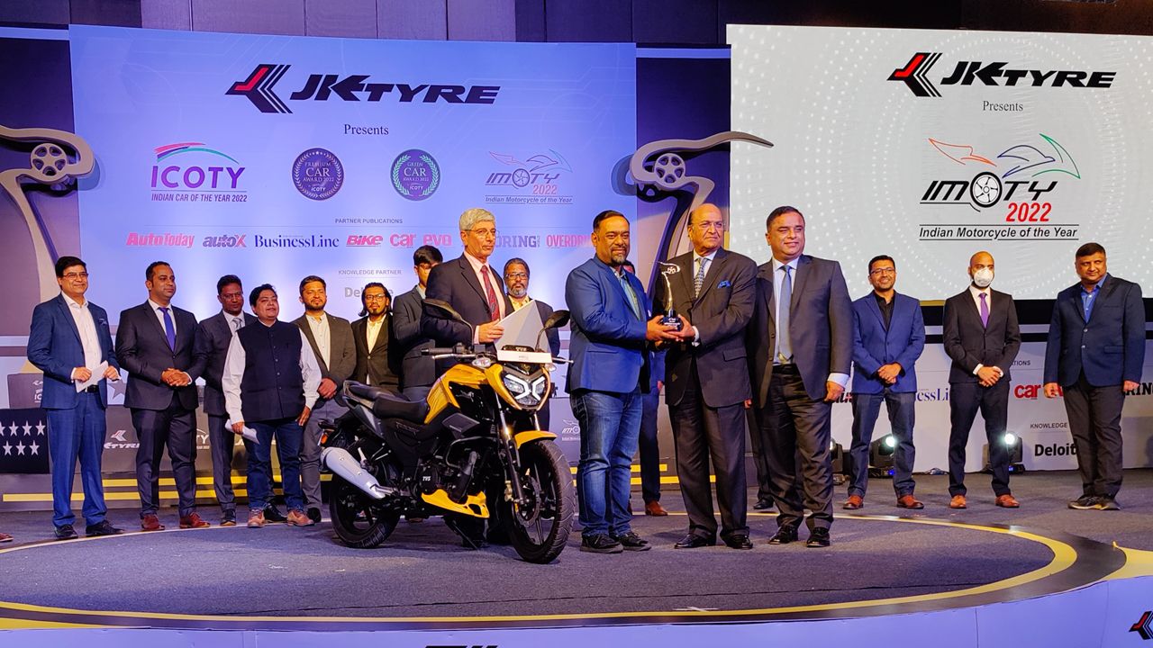 TVS Raider 125 Wins IMOTY 2022