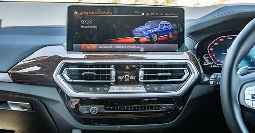 2022 BMW X3 Facelift Infotainment Screen