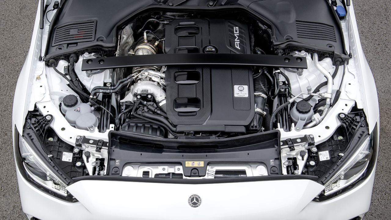 2022 Mercedes AMG C 43 Engine