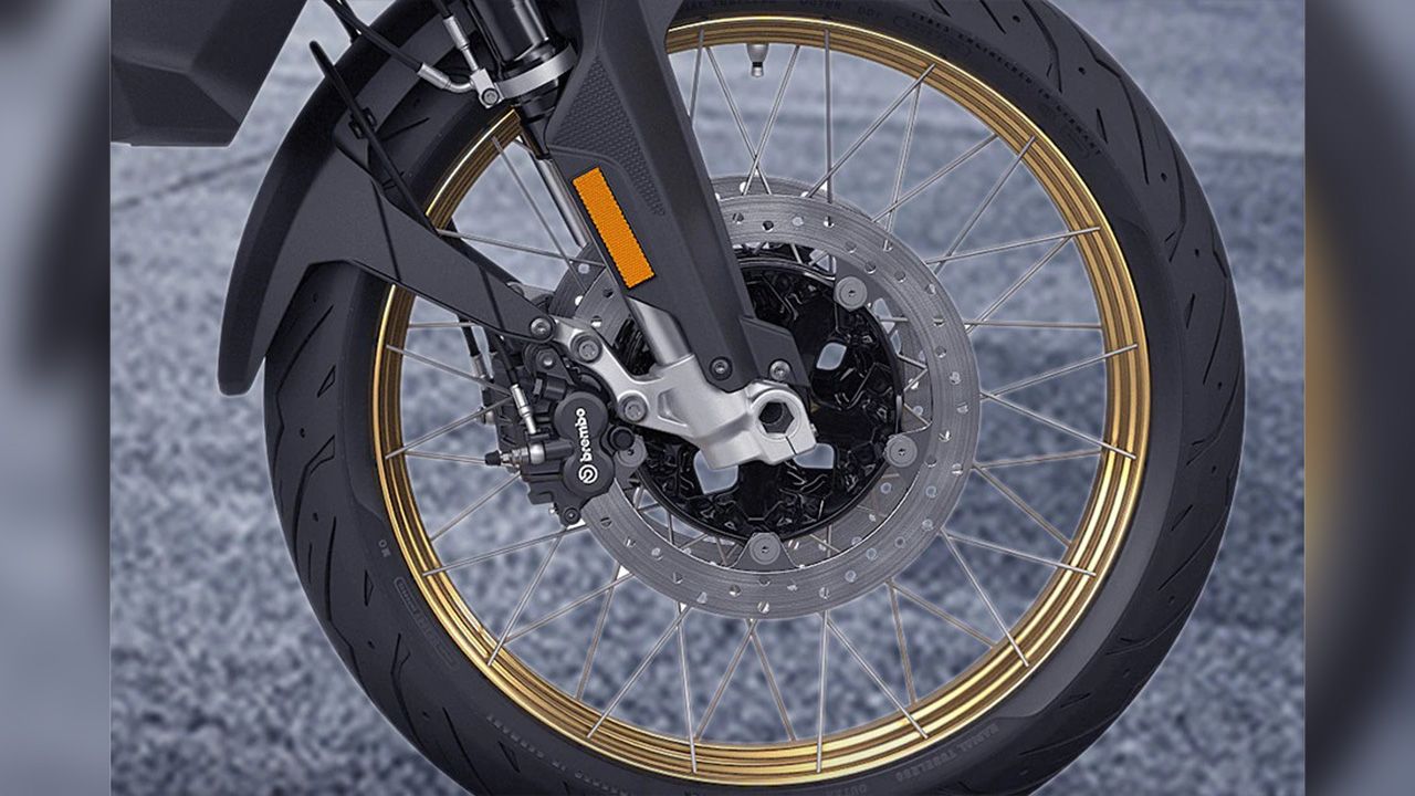 BMW F850 GS Front Brake View