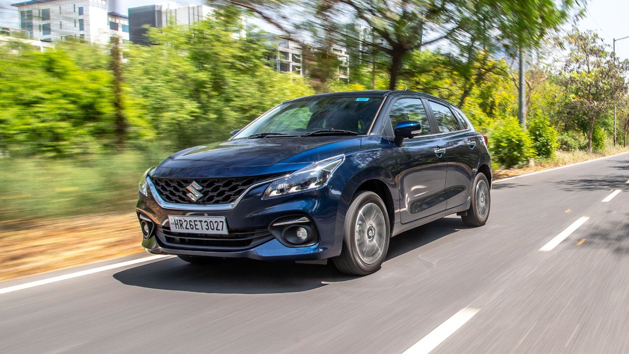 New Maruti Suzuki Baleno Front and Side View