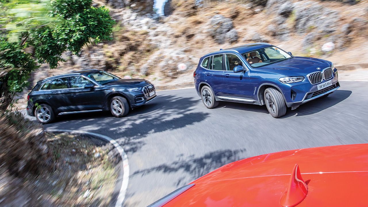 Audi Q5 and BMW X3
