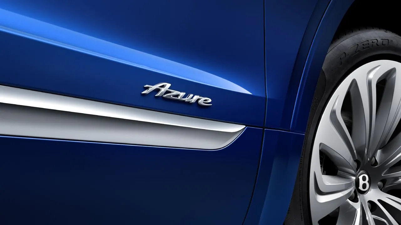 Bentley Bentayga Azure Door Badge